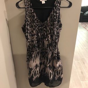 Bar III Black & Gray Mini Dress Size XS